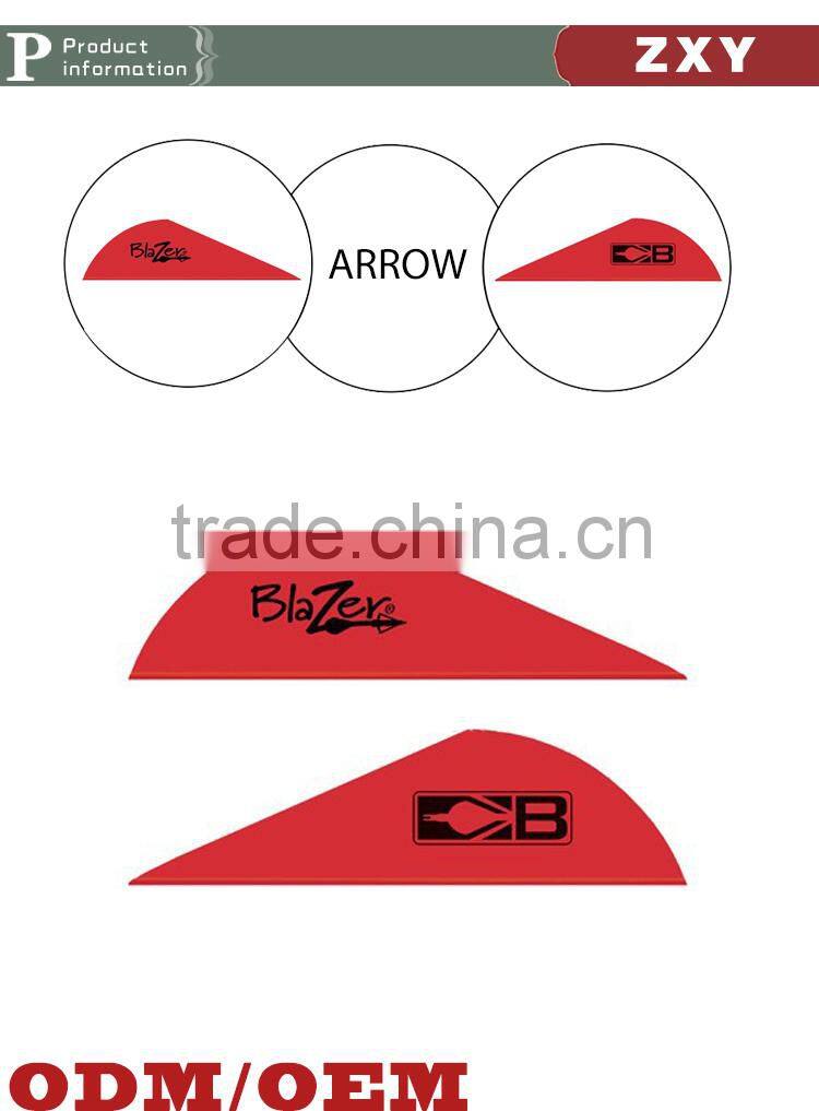 2 Inches Arrow Vanes Fletching mixed The color can be customized