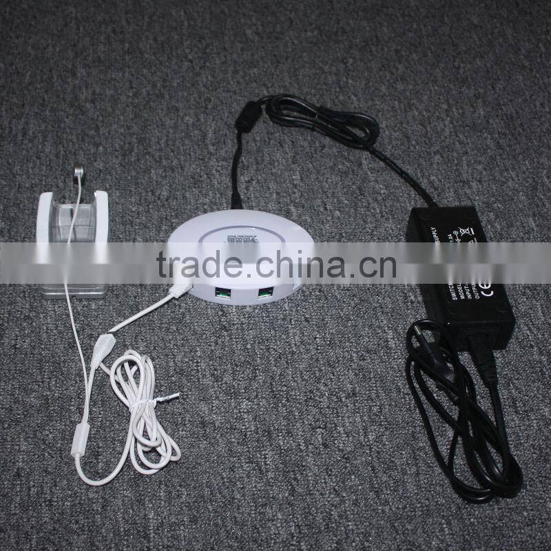 Four in one mobile phone display host/cell phone anti-theft stand