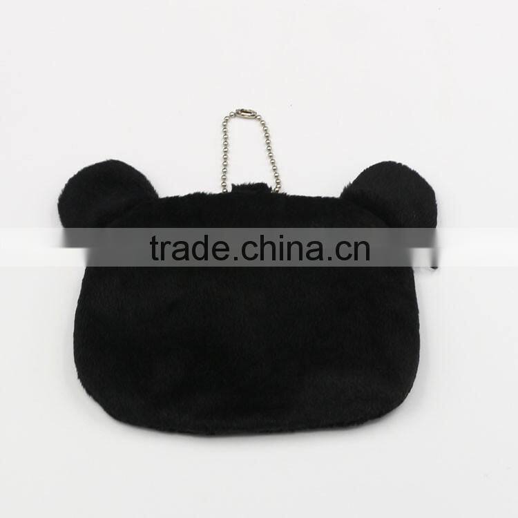 Panda coin pursecoin sorter purse, coin purse with metal ball chain