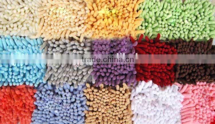 Household Microfiber Chenille Washable Floor Carpet and Mat