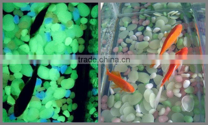 glow in the dark stones pebbles for fish aquariums