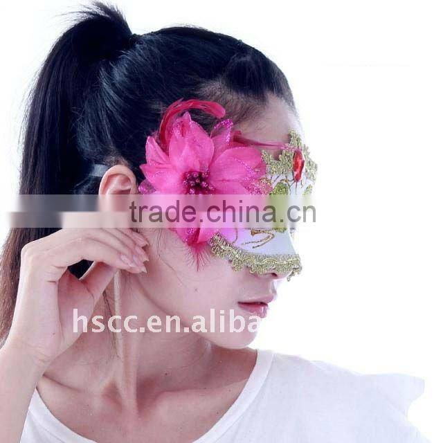 The little princess flower mask lace coloured drawing or pattern