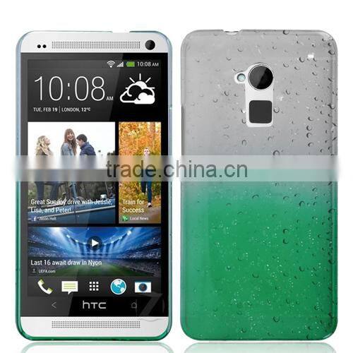 3D raindrop mobile phone hard case cover for HTC one max T6