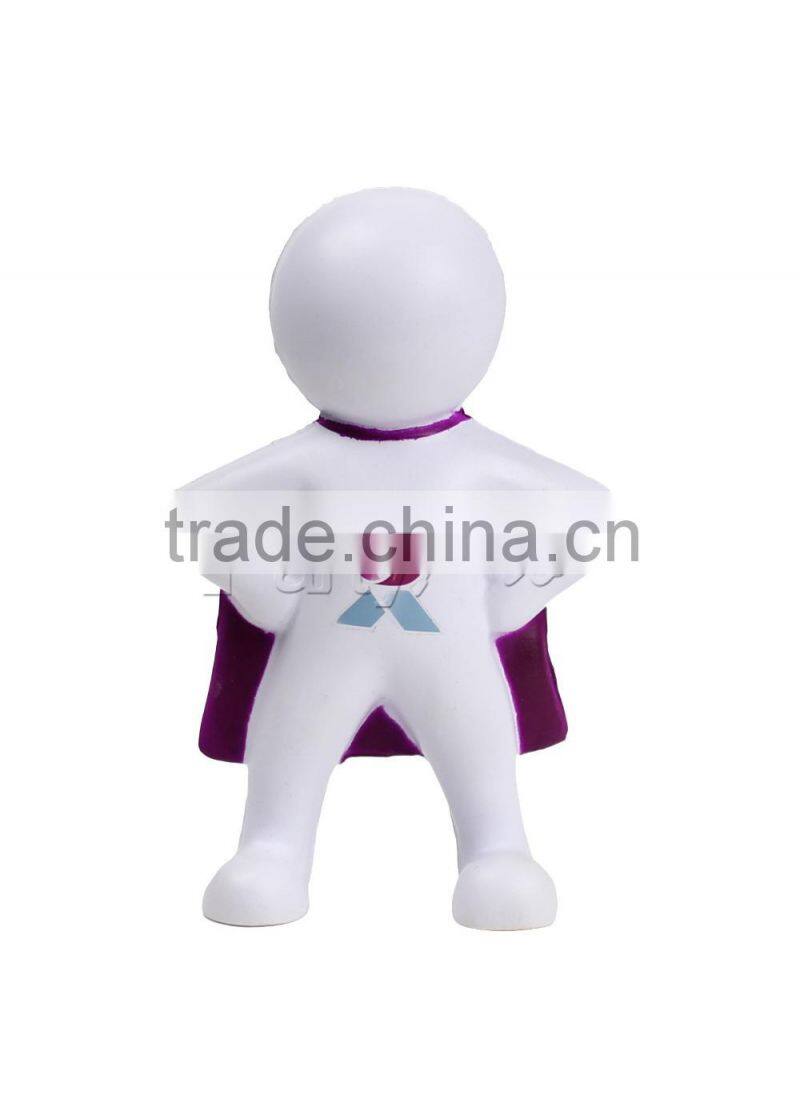 Partypro Newest High Quality China Factory Custom PU Foam Doll Man Stress Toy