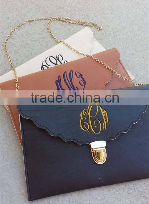 Canvas Floral Clutch Purse