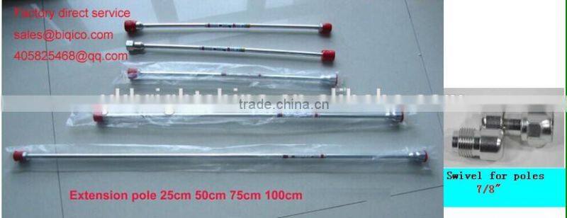 20" Airless Sprayer Gun aluninium extend pole Extension pole with Tip Guard and 7/8" Universal Pole Swivel HS code 8424902000