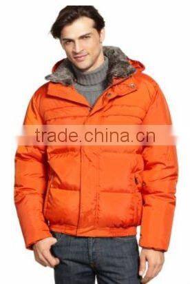 wholesale Jacket fashion Coat mens Overcoat with Fur Hood
