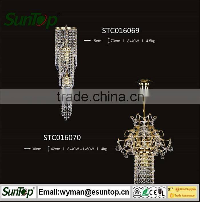 2016 home decoration led crystal chandelier has CE/Rohs/UL/SAA