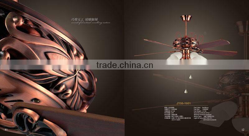 2014 new decorative ceiling fan JY52-1505