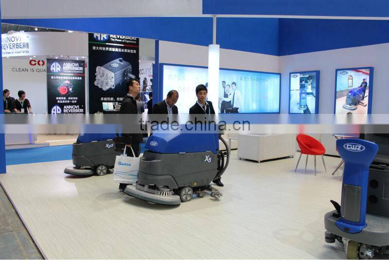 Auto ride on floor scrubber dryer airport terminal supermarket and warehouse used