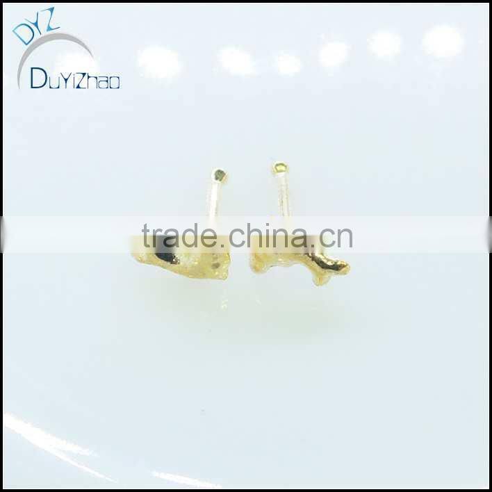 fashion foot shape gold nose ring