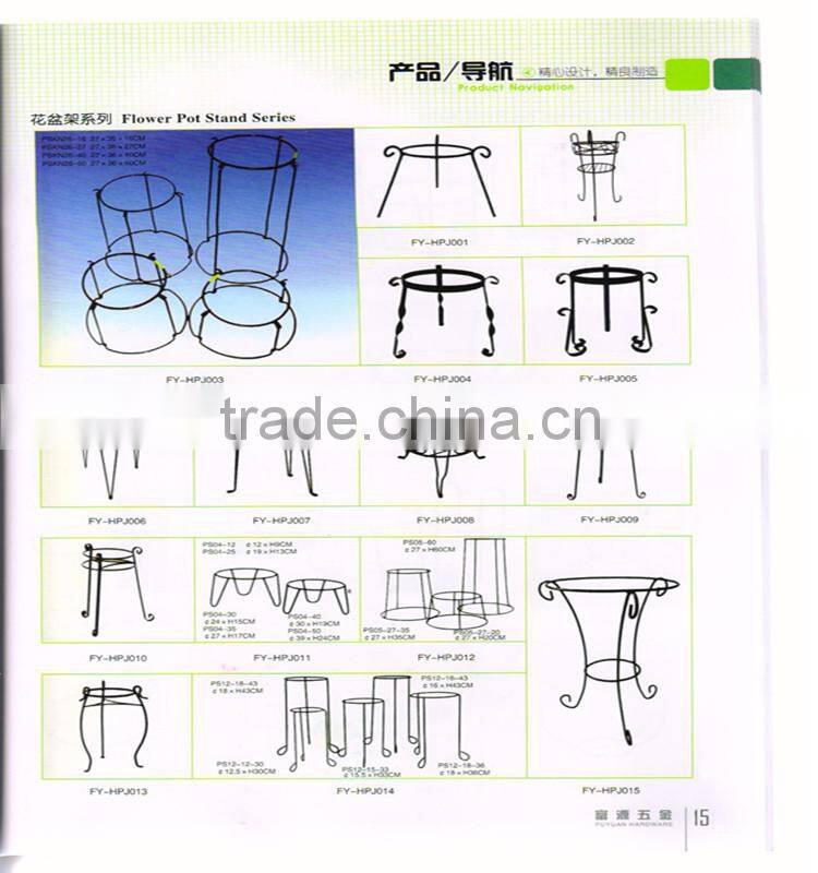 manufacturer sell steel used flower pot stand