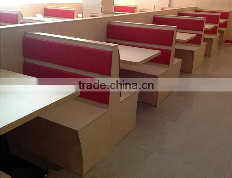 double restaurant booth/booth seating/restaurant furniture