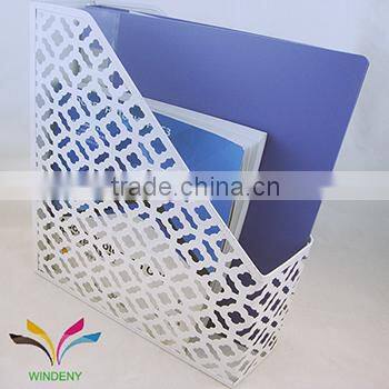 Factory direct free sample document tray desktop metal wire file holder for office