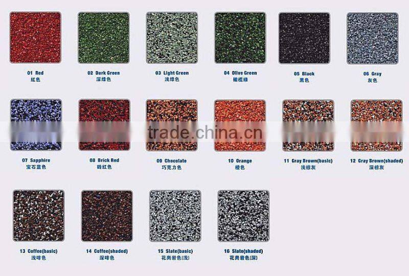 Linyi Wante Machinery high quality classic roman flat tile stone coated roof tiles