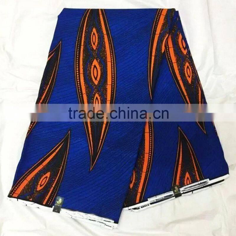 Wholesale hollandais wax fabric nigeria lace fabric custom printed cotton fabric