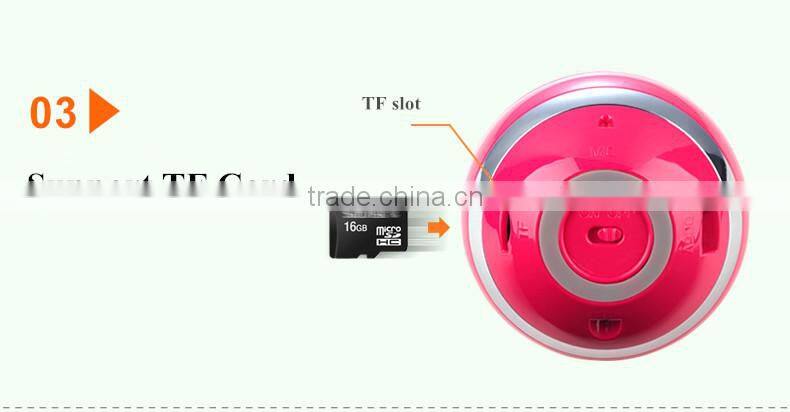 Factory Manufacturer GK-A15 2014 best portable mini speaker with fm radio BT Bluetooth speaker