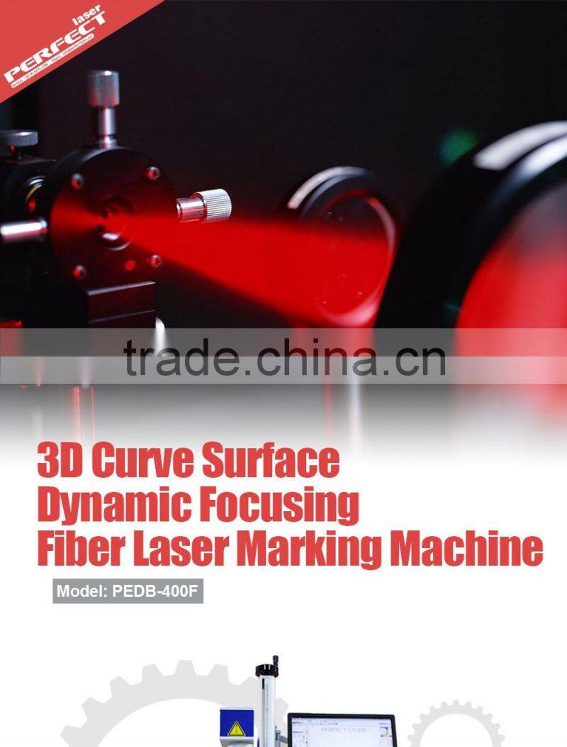 3D Curve Surface Dynamic Focusing Fiber Laser Marking Machine iphone mopa