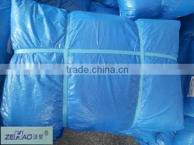 50gsm sky blue color tarpaulin&low density polyethylene&packing in bales