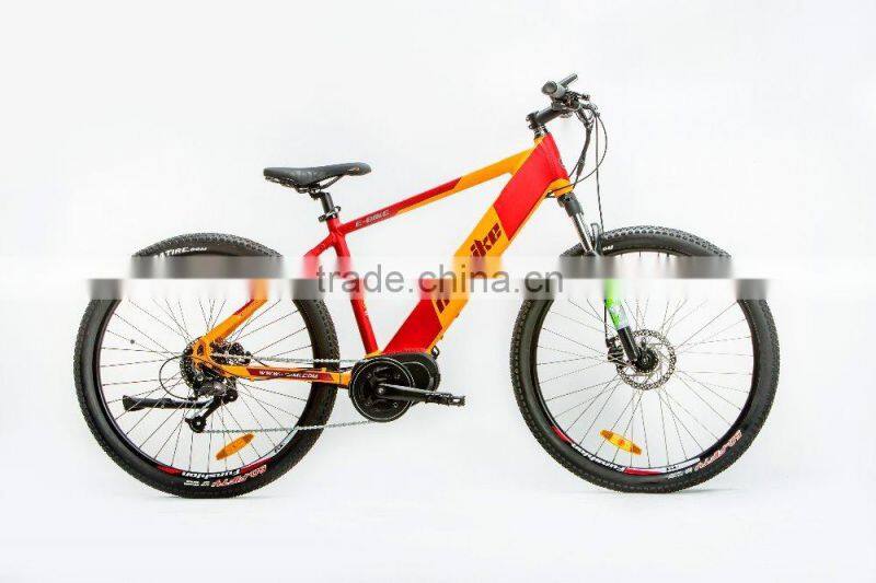 EN15194/CE certificated electric mountain bike with frame-battery