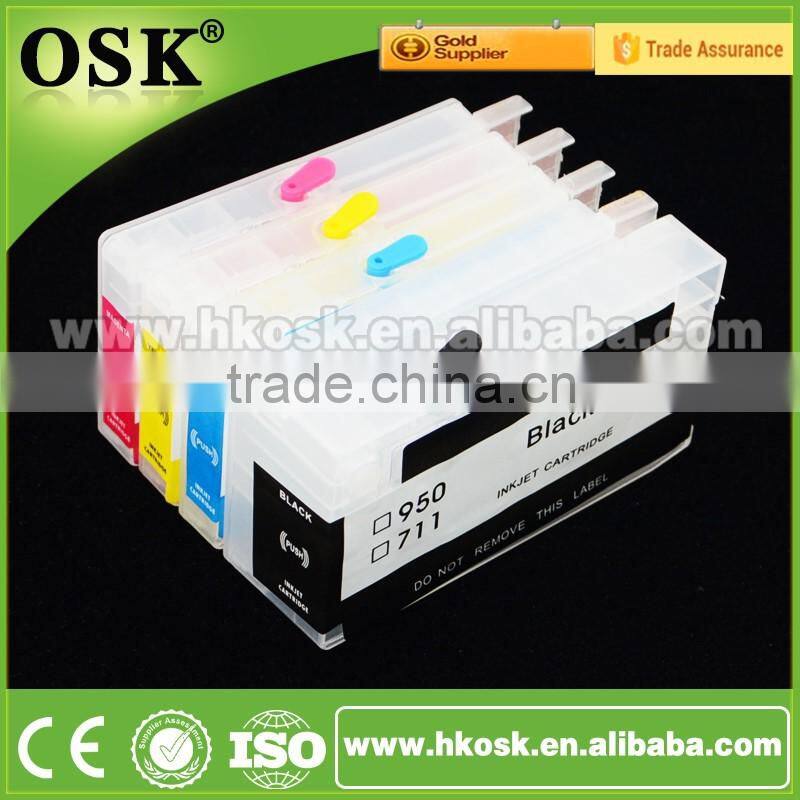 Empty cartridge Officejet Pro 276DW refillable ink cartridge auto rest chip