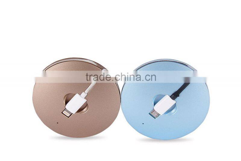 2015 Rechargeable portable charger with USB Cable trust power bank