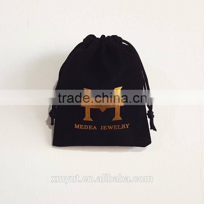promotional cheap small velvet drawstring bag