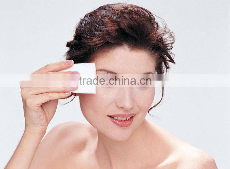 Needle punched fabric for makeup