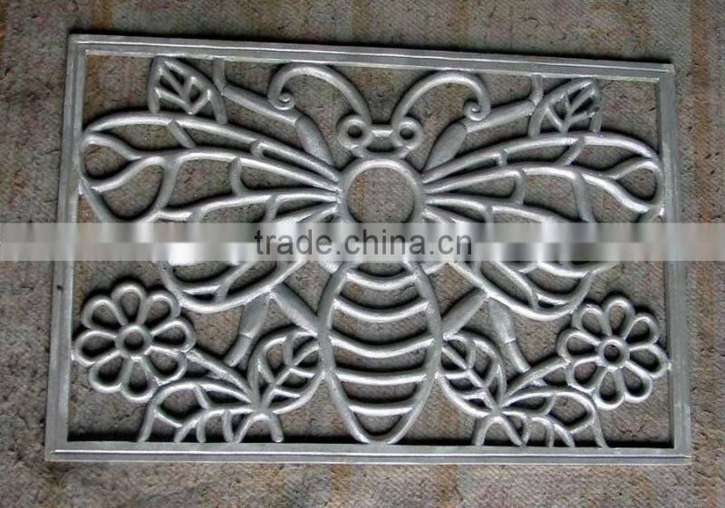 cast iron personalized doormat