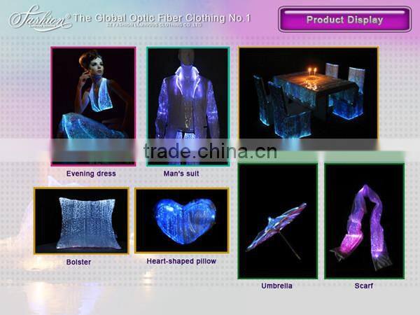 fiber optic light with luminous fabric home goods shower curtains