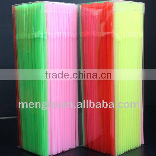 Yiwu Bar Accessories Type Neon plastic drinking straw
