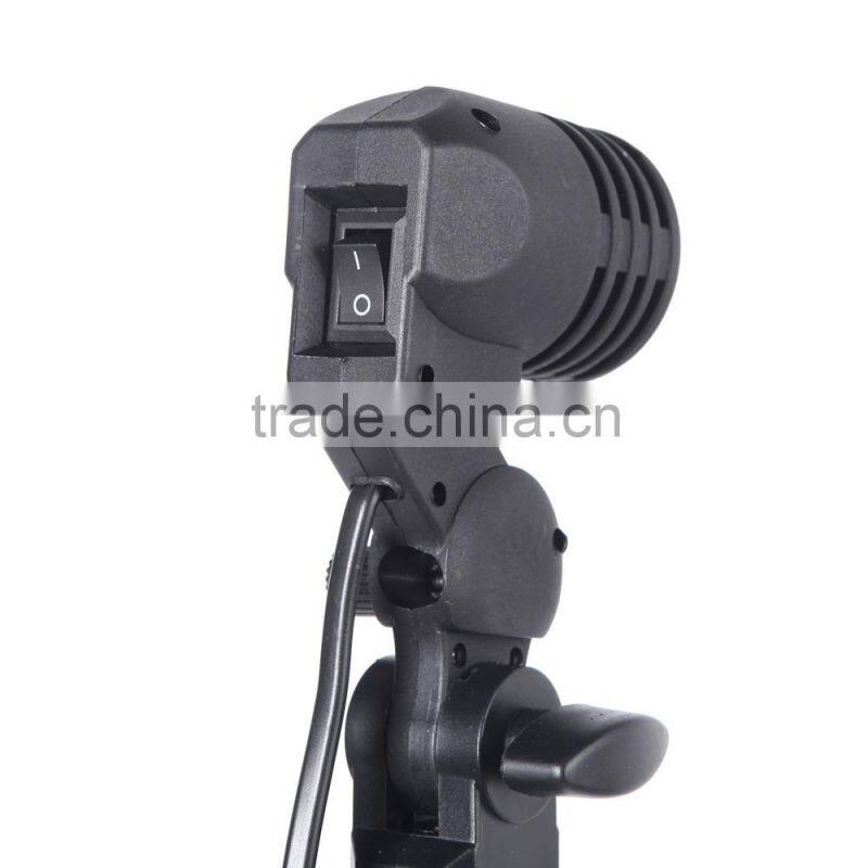 Studio Photography Single Head Photo Lighting Bulb Holder Flash Umbrella Bracket