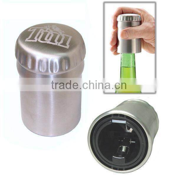 Barrel shaped bottle opener, stainless steel bottle opener, beer bottle opener