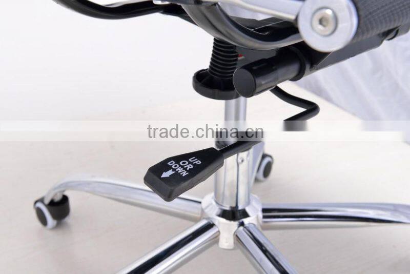 Modern High Back Office Swivel Mesh Chair with Headrest and Adjustable Lumbar Support