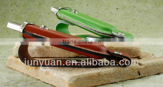 corporate gifts leather usb pendrive key chain