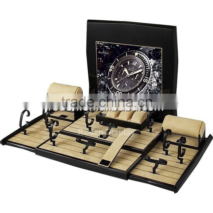 High quality fashionable LCD watch display stand window LCD display