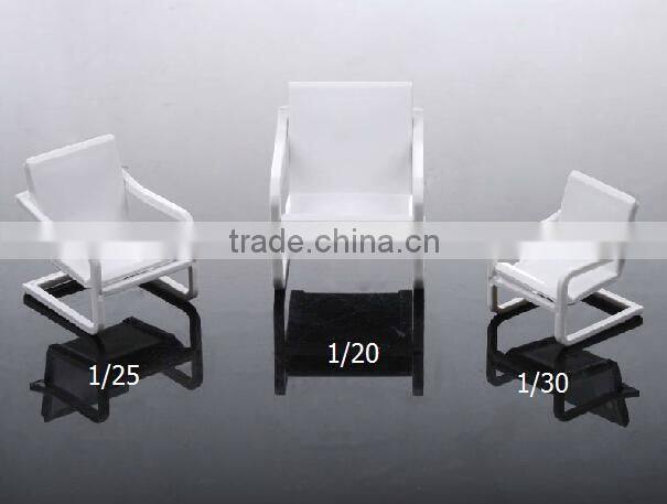 new miniature building model chair for office meeting