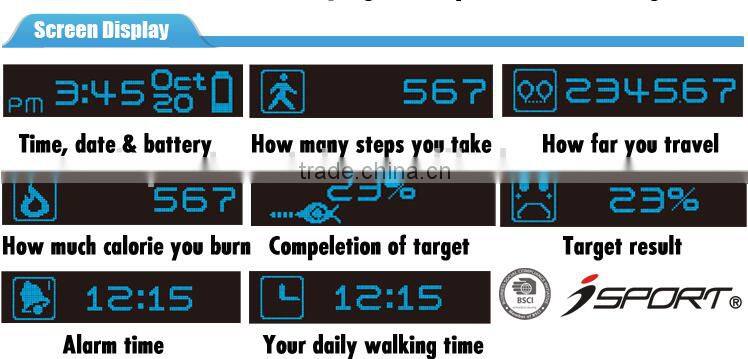 Waterproof Green-Ray Optical Pedometer Wrist Heart Rate Monitor