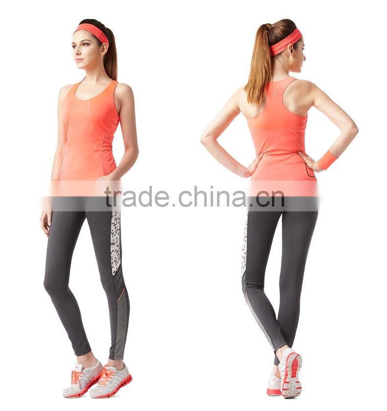 wholesale 2016 ladies's sexy high quality gym tank /sport t-shirts/yoga wear