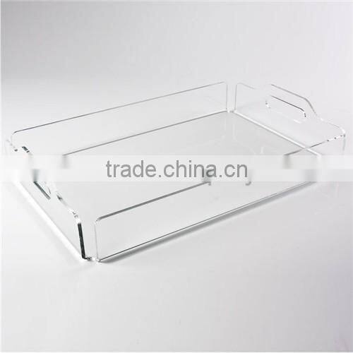 excellent clear acrylic serving trays wholesale,square acrylic tray,acrylic tray with insert paper