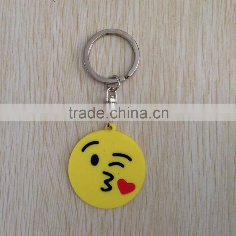 New design 3D Custom Shaped cute Soft PVC Keychain