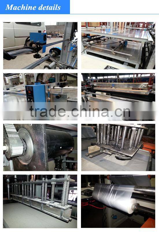 rolling / rolled trash/rubbish/garbage bag forming machine