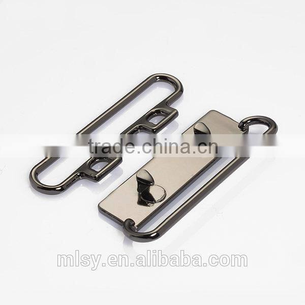Gun metal belt buckle back blanks Brightness G1-80014