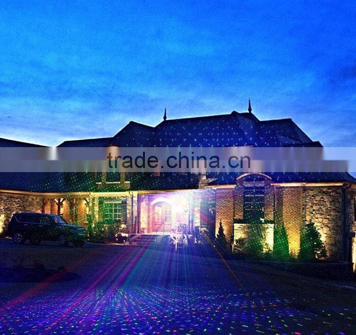 Assorted patterns styles laser walmart christmas lights outdoor IP65 waterproof garden laser lights