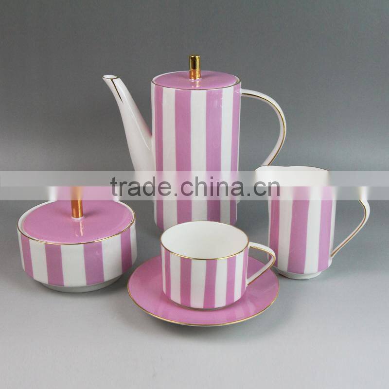 ceramic teapot set, Turkish tea set, porcelain tea set