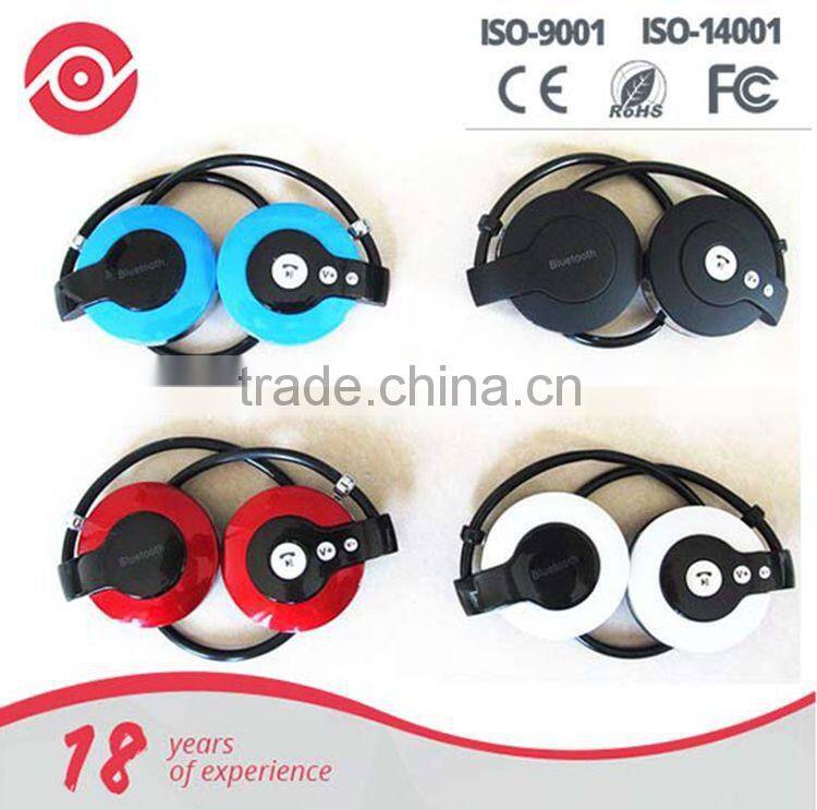 Yes Hope Bluetooth headphones wireless stereo back hang headset with microphone and volume control