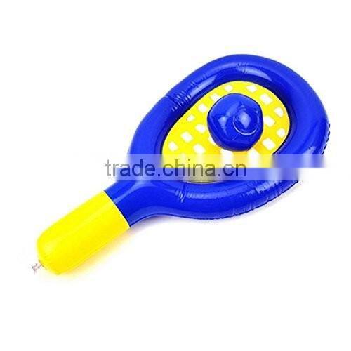 non phthalate kids small sport toy inflatable racket and ball toy