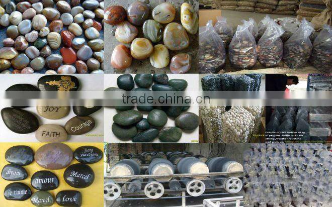 Pebble Tile,Stacked Pebble Tile,Decorative Tile, Pebble Meshed Tile