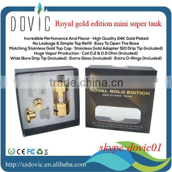 Royal gold edition mini super tank with extra wide bore