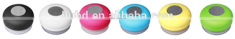 bluetooth waterproof shower speaker with sucker,wireless outdoor bluetooth speaker with microphone factory price